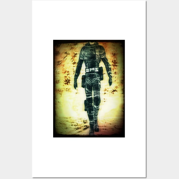 winter soldier poster, digital art Wall Art by TriForceDesign